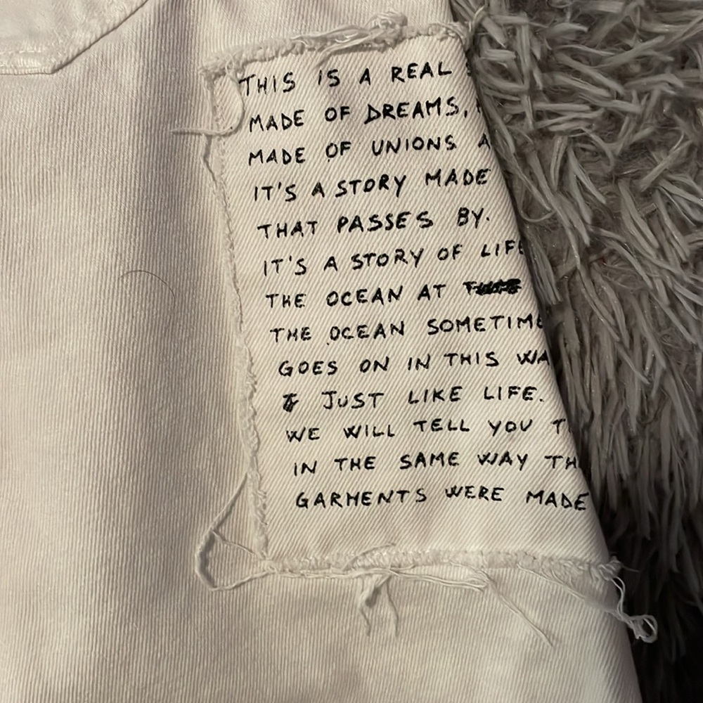 Zara Basic “Limited Edition” White Design Jeans S… - image 6